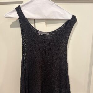 Black sweater tank